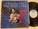 Christmas With Nat King Cole LP Stylus Music 1988 UK Press Vintage Holiday VG+