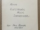 Walter (Wendy) Carlos Moog 900 Series Demonstration Record (Paul Beaver copy)