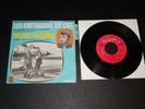 45T JOHNNY HALLYDAY Les Chevaliers Du Ciel Avec Languette Label Rouge