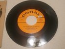 Rockabilly 45 Johnny Burnette  Trio Train Kept A-Rollin Honey Hush  Coral Record
