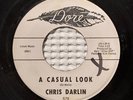 CHRIS DARLIN Casual Look b/wWrite Me A Letter Orig '60 DORE Mono Teen Pop 45 VG+