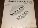 David Allan Coe Vinyl LP Record Nothing Sacred Rare