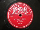 BLUES BB KING My Baby's Gone / Don't You Want A Man Like Me RPM 318 EE-/E