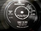 THE BEATLES ORIGINAL 1965 UK 45 ' TICKET TO RIDE ' EX PLUS ORIGINAL SLEEVE