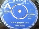 Dave Berry - If You Wait For Love / Hidden - 7