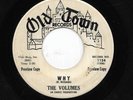 THE VOLUMES 45RPM '64 OLD TOWN WHY UPTEMPO DOO WOP VOCAL PROMO STRONG VG+ VINYL