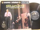 TAS RCA LSO 6006 HARRY BELAFONTE LIVE CARNEGIE HALL 2lp 1959 MIRACLE VG++ TO NM