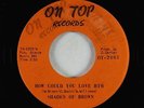 Crossover Sweet Soul 45 - Shades Of Brown - How Could You Love Him - On Top VG+