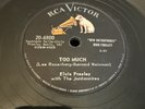 RCA Victor 78 RPM Elvis Presley - Playing For Keeps / Too Much 20-6800 V+