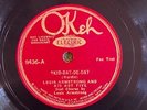 Okeh 8436 Louis Armstrong Hot Five JAZZ LIPS  Jazz 1926 E+ 78rpm