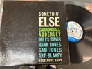CANNONBALL ADDERLEY SOMETHIN' ELSE 1958 ORIG DEEP GROOVE MONO EAR-RVG 47 W 63rd