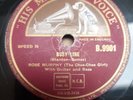 Rose Murphy - Busy Line / Girls Were Made To.. HMV B 9901  - 78rpm Shellac 10