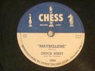 78 : CHESS  1604- CHUCK BERRY - MAYBELLENE /  WEE WEE SMALL HOURS -E/E-