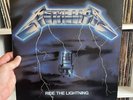 Metallica Ride The Lightning OG Press White Label Vinyl LP Banzai BRC 1909
