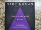 GARY NUMAN - DOWN IN THE PARK/ METAL  COLOURED 7