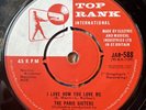 The Paris Sisters - I Love How You Love Me - Vinyl Record 7” Single - JAR 588