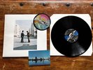 Pink Floyd Wish You Were Here 1975 LP UK 1st Press A1/B3 Sticker Postcard VG+