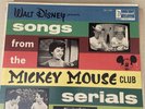 Walt Disney Presents Songs From The Mickey Mouse Club Cast LP Disneyland 1962 M-