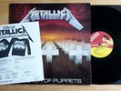Metallica - Master Of Puppets LP. UK A4/B10. 1988. Signed Inner??? VG+/VG+/VG+