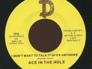 HEAR- Rare Country 45- Ace In The Hole - George Strait - I Don't Want To Talk It