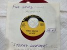Five Shits (Contenders)– Stormy Weather 1970 Chance 45rpm Doo Wop Red Vinyl MINT