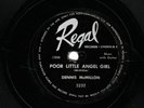 78 RPM Blues DENNIS McMILLON  Regal 3232 E-  Poor Little Angel Girl / Goin' Back