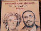 Verdi La Traviata Sutherland Pavarotti Bonynge 3 LPs Set