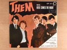 Them Here Comes The Night 4 Song 45 RPM EP  PS Import Garage, Beat Van Morrison
