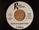 Them  Walking In The Queens Garden/I Happen To Love You  Promo Garage, Psych