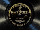 78 RPM -- Red Hot Shakin' Davis (with Tampa Red), Paramount 12703, EE- Blues