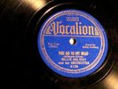 78 : VOC 4126-BILLIE HOLDAY-YOU GO TO MY HEAD/MOON LOOKS DOWN & LAUGHS  - E+/E