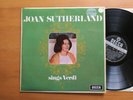 SXL 6190 ED1 Joan Sutherland Sings Verdi Decca 1st WBG + insert NM