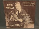 Elvis Presley RCA 47-6643 Love Me Tender 45 W/ GREEN Sleeve 1956