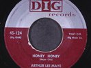 ARTHUR LEE MAYE & GROUP: this is the night for love / honey honey DIG 7
