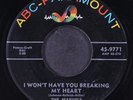 MARVELS: i won't have you breaking my heart / jump rock and roll ABC 7