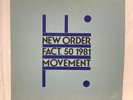 ORIGINAL Fact 50 1ST UK 1981 NEW ORDER Movement LP VINYL Post Punk Record