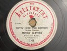 BLUES 78 Muddy Waters SITTIN' HERE & DRINKIN'/TRAINFARE HOME Aristocrat 1306 (V)