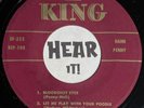 50s Rockabilly Country Bop EP 45 HANK PENNY Let Me Play With Your Poodle KING