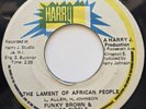 45 REGGAE / FUNKY BROWN & INNER CIRCLE / THE LAMENT OF AFRICAN PEOPLE / LISTEN