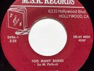 Bobbi Blake – Too Many Babies MSR SONG POEM LOFI Dick Kent Lounge OUTSIDER 45