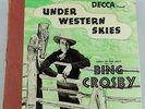 Bing Crosby Under Western Skies Decca 5 Record Set #250 78 RPM