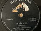 Glenn Miller-In The Mood 8/1/39, A String Of Pearls 11/3/41, RCA 78, 420-4300