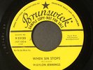 WAYLON JENNINGS: when sin stops / jole blon BRUNSWICK 7