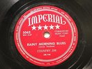 BLUES COUNTRY JIM Rainy Morning Blues / Avenue Breakdown IMPERIAL 5062  VV+