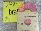 CHARLI XCX -BRAT Personally Signed Pink Splatter ‘Little F***ing Brat ’