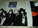FASTER PUSSYCAT : SAME PROMOSTICKERED LP 1987 ELEKTRA GERMANY +OIS