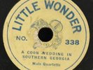 Peerless Quartette - A Coon Wedding In Southern Georgia 1916 Shellac, 5½