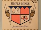 SIMPLE MINDS - SPARKLE IN THE RAIN + INNER + WHITE VINYL - 1984 UK ISSUE -EX