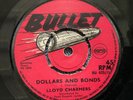 LLOYD CHARMERS - DOLLARS AND BONDS rare UK 1970 SKINHEAD REGGAE / BULLET