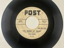 The Kidds 1955 DOO WOP 45 You Broke My Heart / I Won’t Be Back POST DJ VG++ HEAR
